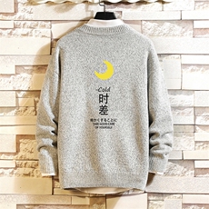 M19047-P45加绒款-P65加厚加绒毛衣男大码毛线衣男针织衫砖墙，男装针织衫/毛衣，电商A040A