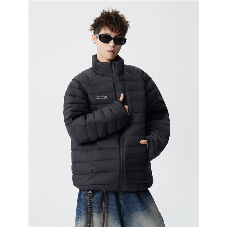 印花轻便90绒白鸭绒M-5XL大码：锦纶羽绒服男78187P238控328，男装羽绒服，星座226-1