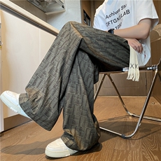 2025新款宽松透气休闲裤百搭高级感长裤B315-K25682-特p30-控58，男装休闲裤，电商B315