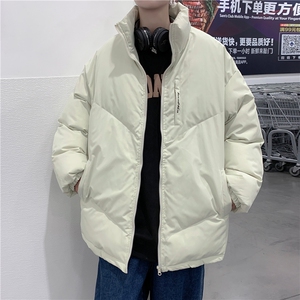 棉服男款冬季潮流宽松立领棉衣加厚棉袄子美式复古面包服外套图片