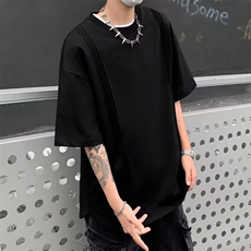 短袖t恤男装潮牌潮流超火宽松上衣服春夏季美式体恤，男装T恤，星座716-3