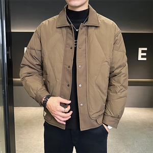店主风冬季新款时尚潮流翻领休闲羽绒服外套男YR9887-P175图片