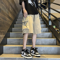 主推工装短裤情侣宽松户外防水速干五分裤K836特P35控55，男装牛仔裤，电商A309