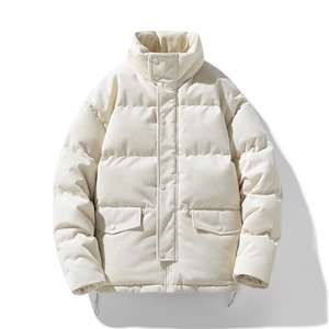 羽绒棉服男冬季休闲冬装潮牌加厚保暖灯芯绒外套男M0776-P105图片