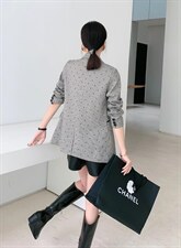 秋款小爱心西装，女装西装，千格万姿