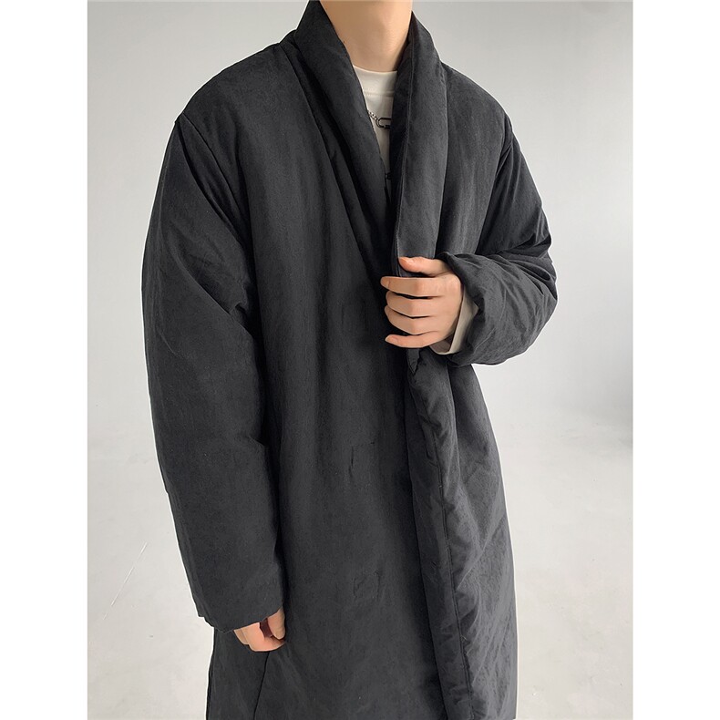 MH03-P145韩系慵懒风长款绒面棉服加厚保暖棉衣外套男,男装棉衣,星座1501-3