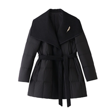 现货90白鸭绒羽绒服女2026年冬季新款中长款休闲羽绒服女，女装羽绒服，美沁