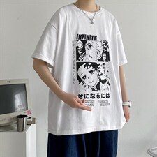 22年纯棉高品质新款重磅港风潮牌短袖宽松落肩T恤MT3520-P45，男装T恤，星座717