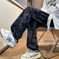 XZ616秋季新款灯芯绒满印破缝休闲束脚卫裤TY1077特P30控58，男装休闲裤，星座512A（原616）