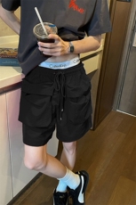 大口袋显腿长工装短裤时尚百搭随性夏季街头短裤K775TP25无差价，男装牛仔裤，电商A102B