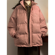 1中性立领PU皮复古做旧钢印字母大码M-5XL棉衣男MY77735P130控178，男装棉衣，星座226-2