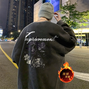 直播品质 500克重磅美式做旧水洗卫衣 SY1398-常规特P45加绒特P55图片