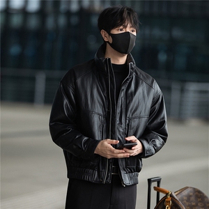 标50绒街拍皮羽绒服男士立领短款外套8529-P235(控券后318)