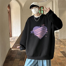 控38简约帅气百搭长袖t恤男大码卫衣T4283-P25加绒款-P35，男装卫衣，电商A040