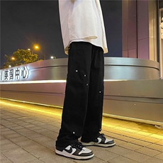 男秋季新款港风休闲牛仔裤CK22P40，男装休闲裤，星座1116-2