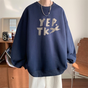！ 圆领卫衣男装港风长袖T恤男外套男WY146-P28图片