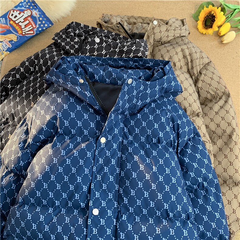 棉衣男女冬季羽绒棉服加厚棉袄宽松情侣面包服冬装外套潮MY846,男装棉衣,星座310B-1