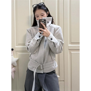 牛仔外套男春秋款水洗做旧痞帅高级感设计潮牌欧美街头飞行员夹克,男装工装外套,星座506A