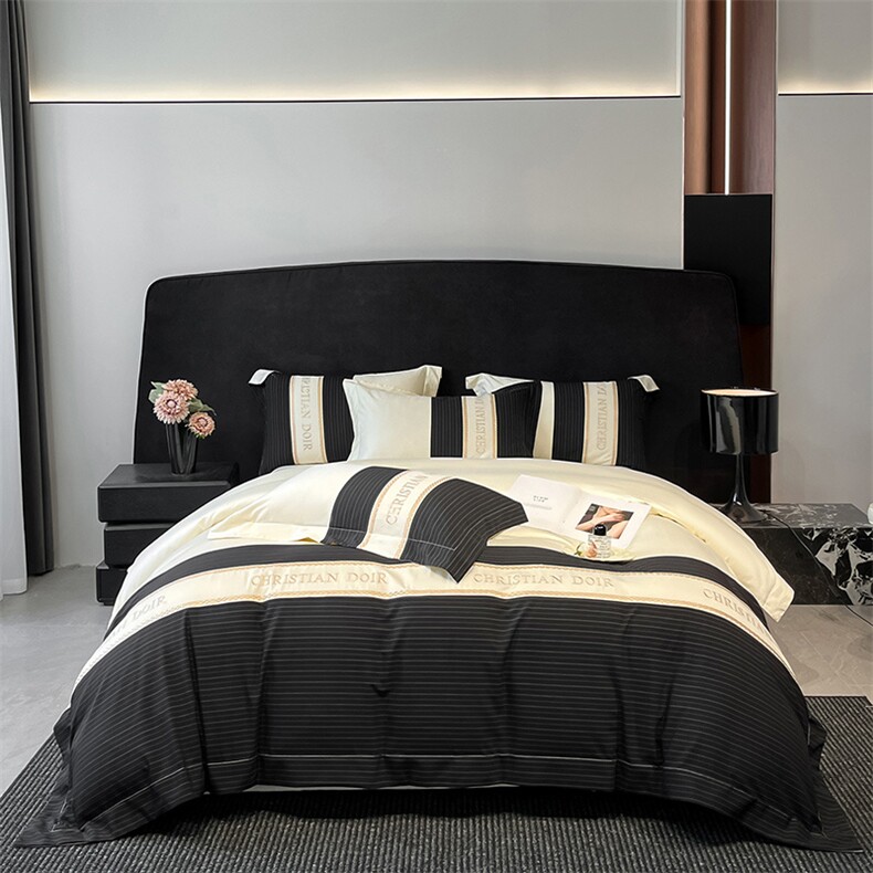 2025新款奥斯卡男士商务100支四件套，床品套件，一起卖家纺