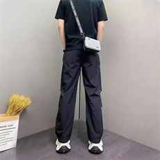 男士冰丝阔腿裤现货帅气裤子夏K03-p55，男装休闲裤，星座1602（原101B）