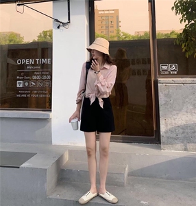 【现货】5867西装短裤 小黑短裤图片