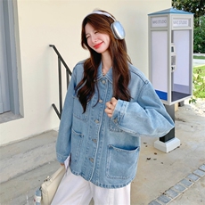 牛仔外套2C198-6528-P155K238，女装短外套，2C198