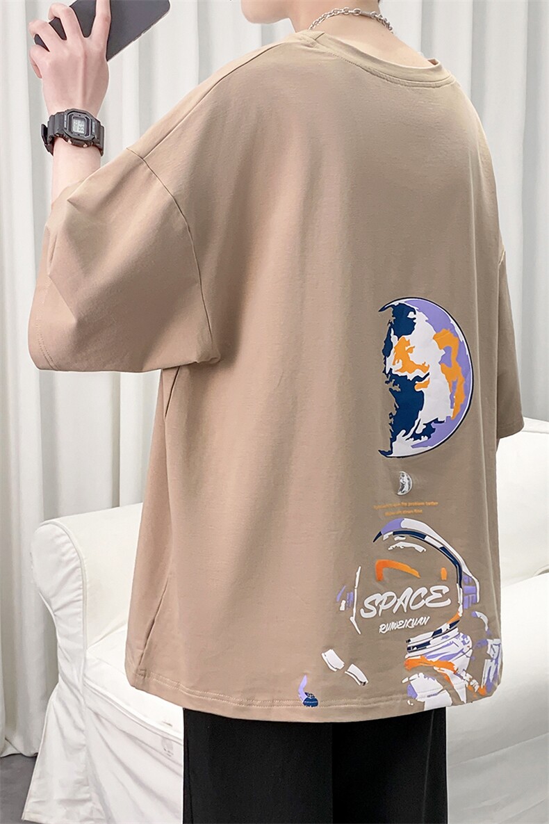 货足7XL-M2023夏季新款纯短袖T恤男胖子宽松半袖体恤加肥加大,男装T恤,钱塘717(原712)