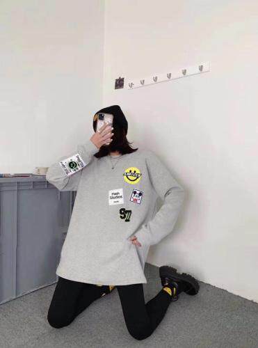 春季新款五标长袖T，女装，媞默