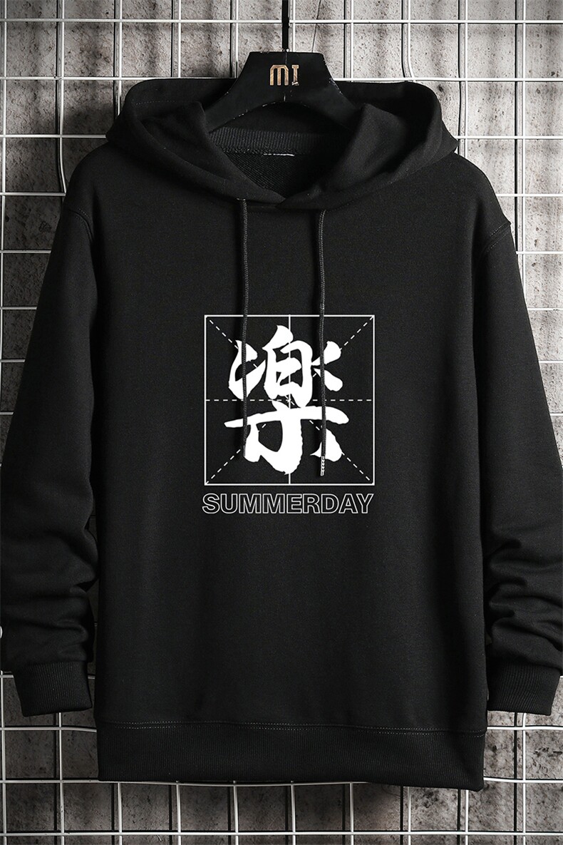 WY2197-P35加绒款-P40纯棉连帽卫衣男大码运动帽衫宽松薄网格,男装卫衣,电商A040A