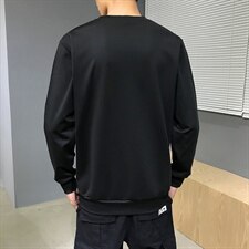 秋季新款个性潮男日系时尚印花卫衣青少年学生圆领上装W666-P23，男装卫衣，电商A128