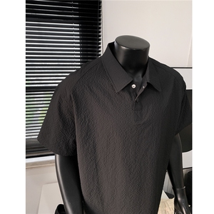 假模图 美式速干透气泡泡纱短袖polo衫翻领T恤上衣男 H1097特P28,男装Polo衫,电商A341