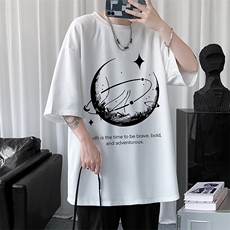 华夫格t恤男短袖男大码五分袖HT73457-P22，男装T恤，电商A040