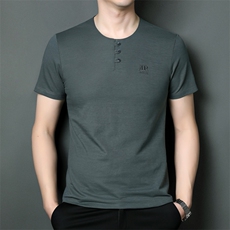 SQY9816男式2023年夏季新款T恤男短袖商务时尚休闲体恤男装P55，男装T恤，电商B360