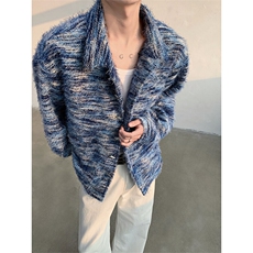 秋冬季薄款男士长袖衬衫日系格子休闲衬衣外套印花帅气JY291，男装夹克，星座1116A（原606A-3）