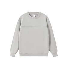 重磅420克boxy短款光板圆领卫衣液态棉爽滑不变形外套男D9882-P47，女装短外套，星座610B-1