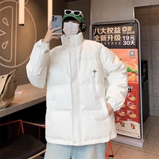 【有货】DW362-P98新款pu皮棉服男2025冬季面包服潮牌加厚棉衣，男装棉衣，星座603-2