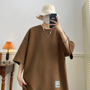 T902 P30 重磅350克休闲时尚潮牌半袖男士宽松T恤短袖上衣图片