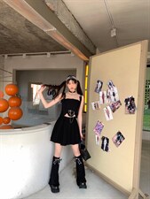 【LILILIN】22L1235原宿袜套百褶裙，其它，LILILIN