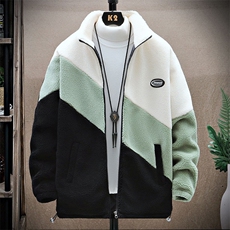 冬款加绒加厚棉衣羊羔绒棉服外套青少年保暖男装MY105P105控价138，男装棉衣，电商A086