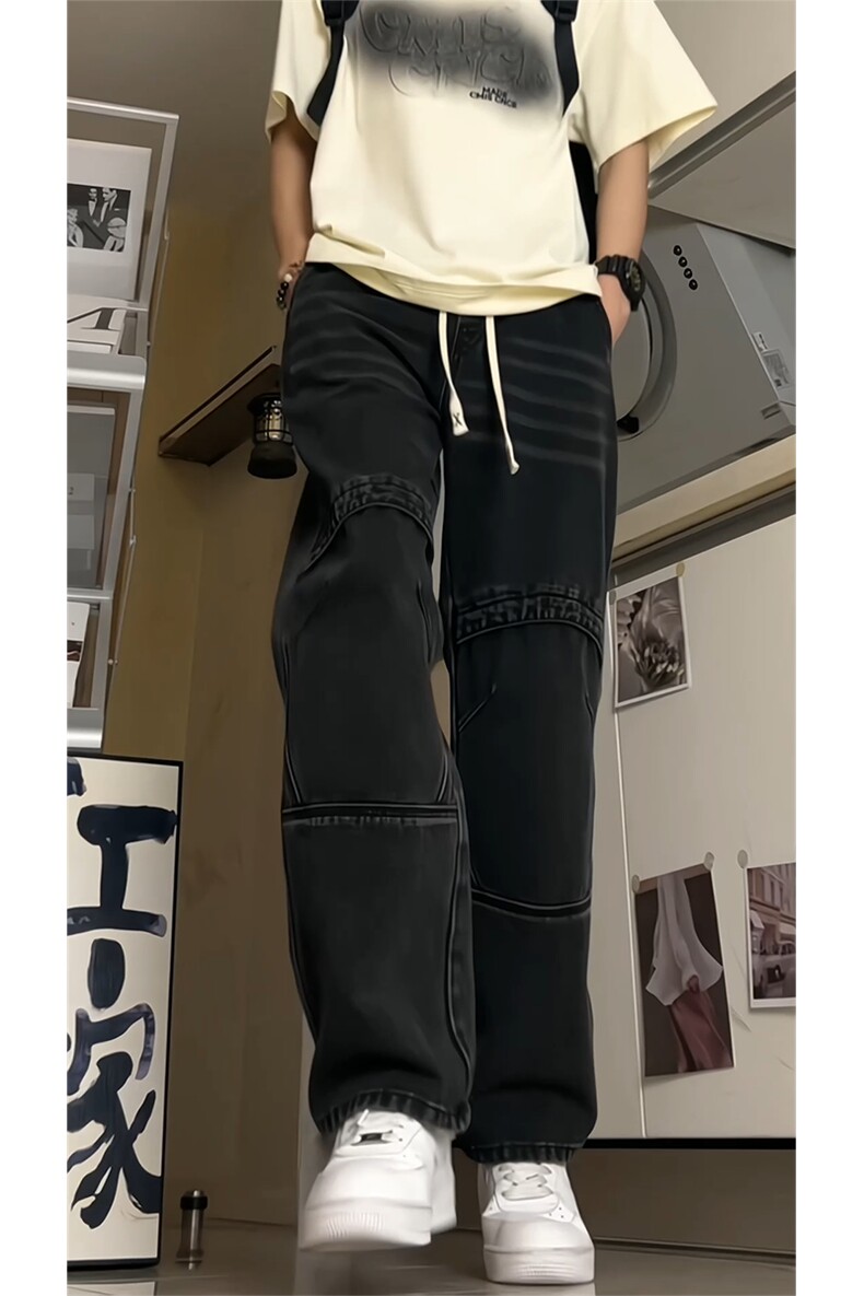 高转化2026春夏宽松直筒牛仔裤A437特P55控78,男装牛仔裤,电商A309