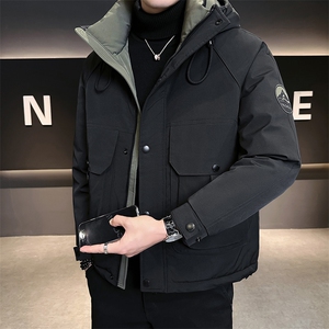 新标90鹅绒服 2025年连帽机能潮流保暖羽绒服男YR6061-P270图片