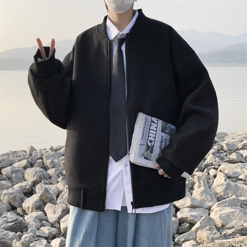 拉链潮流夹克外穿潮男青春流行文艺春季棒球领J1083P50，男装夹克，星座1116-2