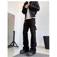 1506/QB2750/P55海王日记秋冬春dk西裤合黑色微喇西装裤显高显瘦，男装西服套装，星座1506