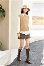 能卖到冬天的毛衣马甲，女装针织衫/毛衣，衣例