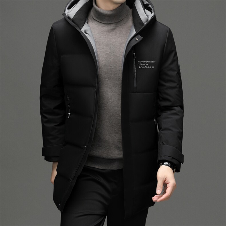 羽绒服男士新款秋冬季宽松休闲中青年保暖连帽外套FF2297-P265,男装羽绒服,星座1105-3