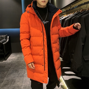 棉衣男 2021新款韩版潮流加厚棉服棉袄冬季中长款外套DS612T图片
