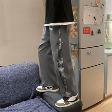 休闲裤潮牌运动裤宽松韩版潮流百搭夏季男裤ins痞帅裤子AK215-p35，男装休闲裤，星座1008