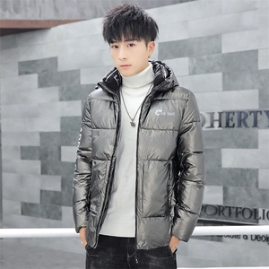 冬季男士棉衣大棉袄亮色棉服立领连帽防风防寒宽松M191图片