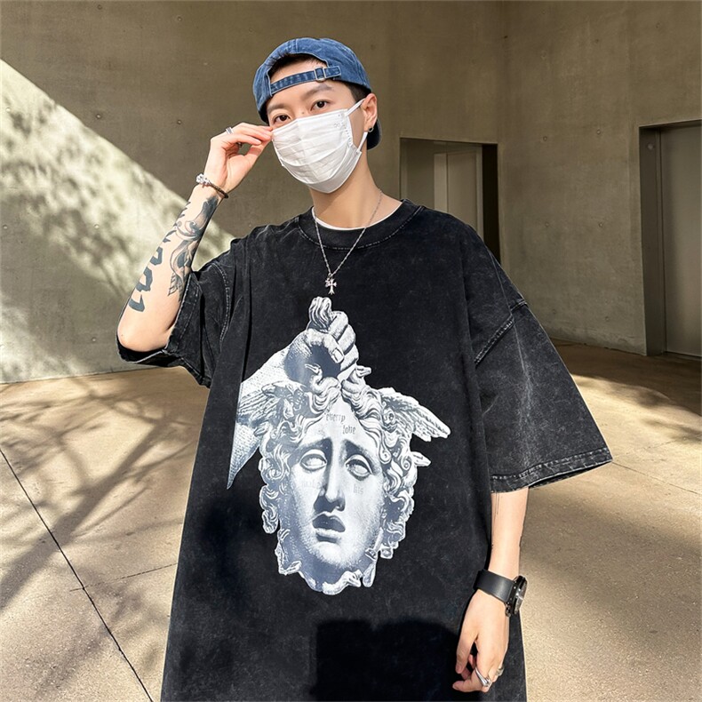 重磅美式复古水洗短袖t2023新品B359-TS2312-P40图片