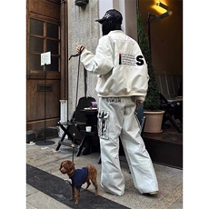W9194-P63网图现货春季新款美式高街棒球服外套毛呢刺绣夹克上衣，男装夹克，星座1608-2